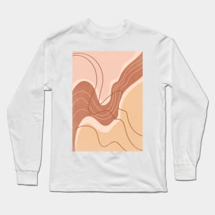 Abstract Bohemian Shapes 4.9 Long Sleeve T-Shirt